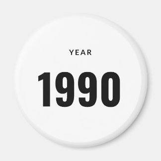 Aimant en 1990