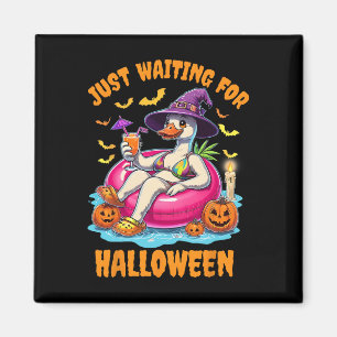 Aimant En Attente D'Halloween Goose Eté Mer Éffrayante