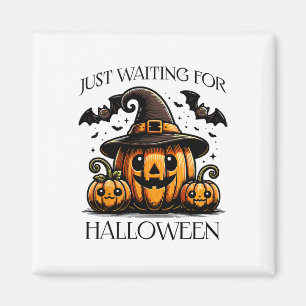 Aimant En attente du Citrouille Éffrayant d'Halloween