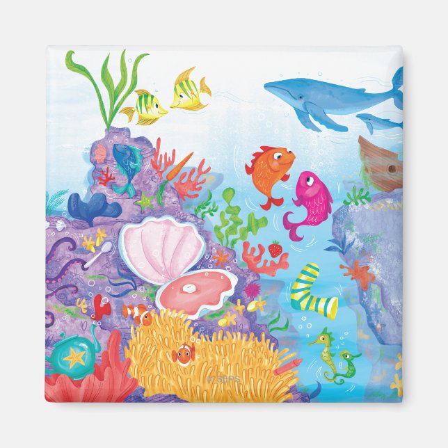 Aimant En Bas Dans L'Océan (Devant)