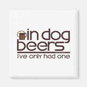 Aimant En bières de chien….