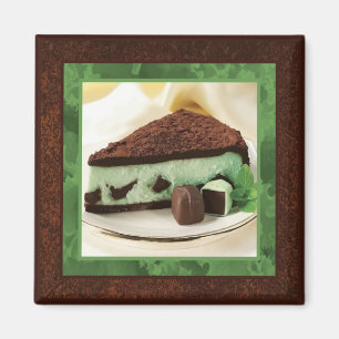 Aimant en bon état de gâteau au fromage de