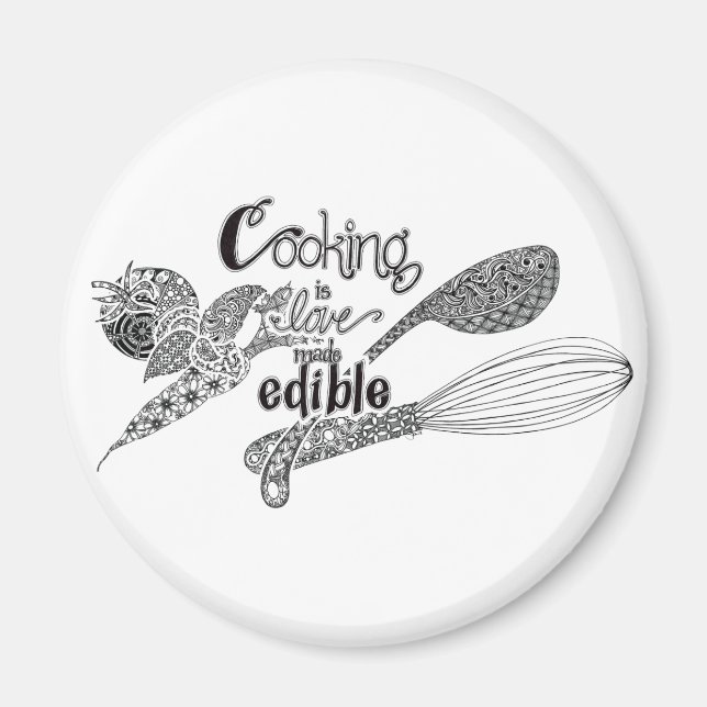 Aimant en "Cuisine" angoissé (Devant)