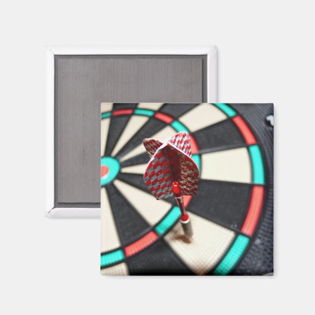 Aimant en Dartboard coloré (Recto/Verso)