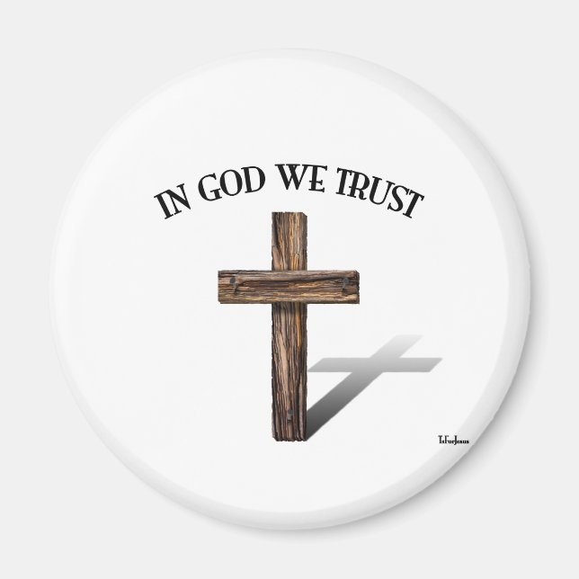 Aimant En Dieu nous faisons confiance à la croix robuste (Devant)