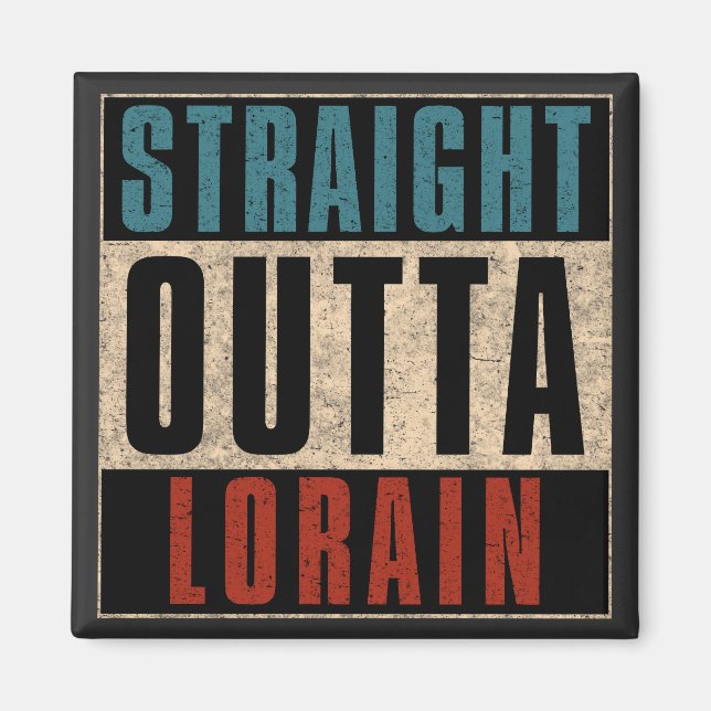 Aimant En face de Lorain Ohio OH (Devant)