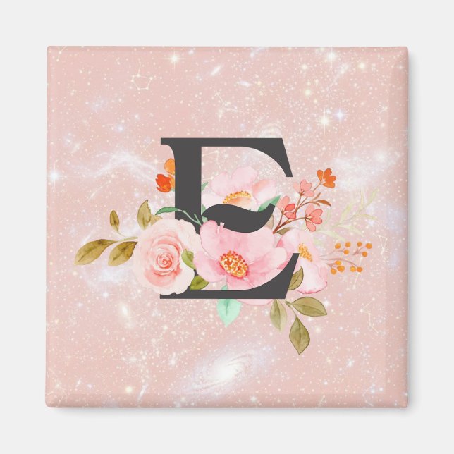 Aimant en forme de lettre E (Devant)
