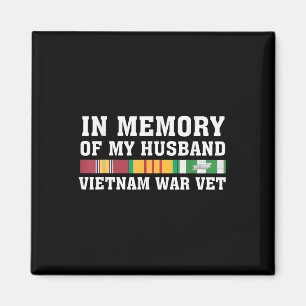 Aimant En Mémoire De Mon Mari Vietnam Vétérinaire Famille