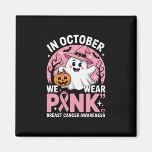 Aimant En Octobre Nous Portons Le Ghost Ghost Cancer Awar