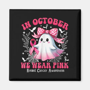 Aimant En Octobre, Nous Portons Pink Breast Cancer Sensib
