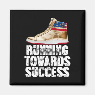 Aimant En route vers le succès chaussures Trump républica