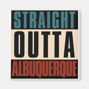 Aimant En-Tête Albuquerque Nouveau-Mexique NM