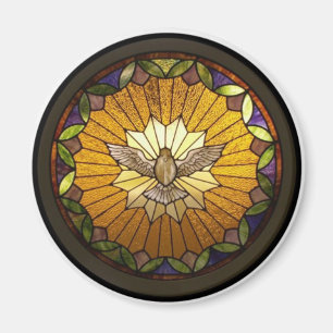 Aimant en verre souillé de Saint-Esprit