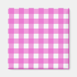 Aimant En vichy rose