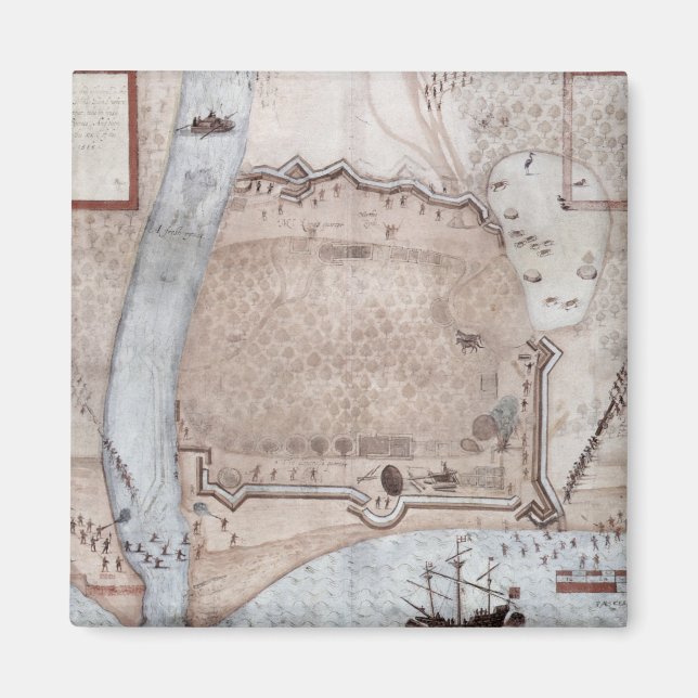 Aimant Encampement fortifié, Porto Rico (Devant)