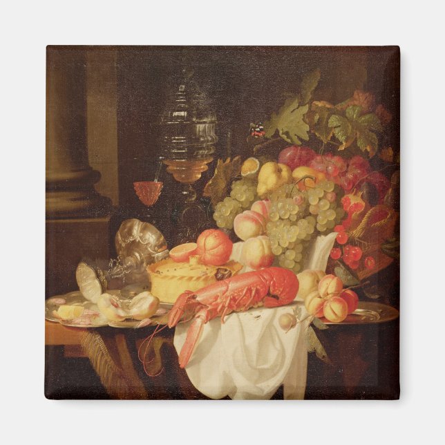 Aimant Encore la vie avec le homard (Devant)