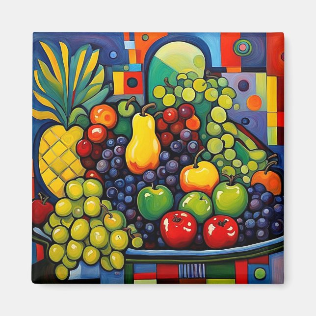 Aimant Encore la vie avec les fruits 11 (Devant)