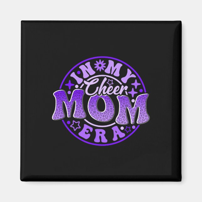 Aimant Encourage Maman à son ère pourpre Meilleure Maman  (Devant)