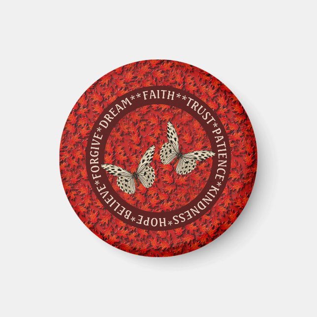 Aimant encouraging Words Affaire Leaves (Devant)