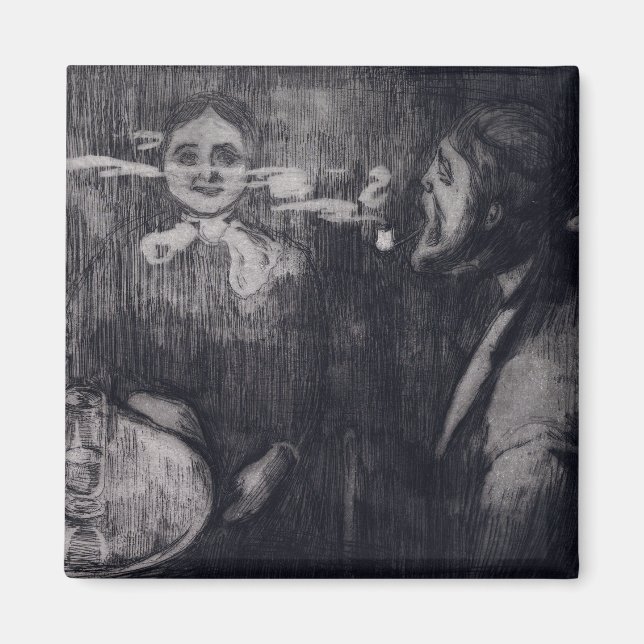 Aimant Endvard Munch Tête-à-tête (Devant)