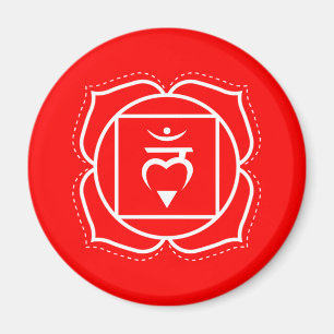 Aimant Energie de sol Chakra racine rouge
