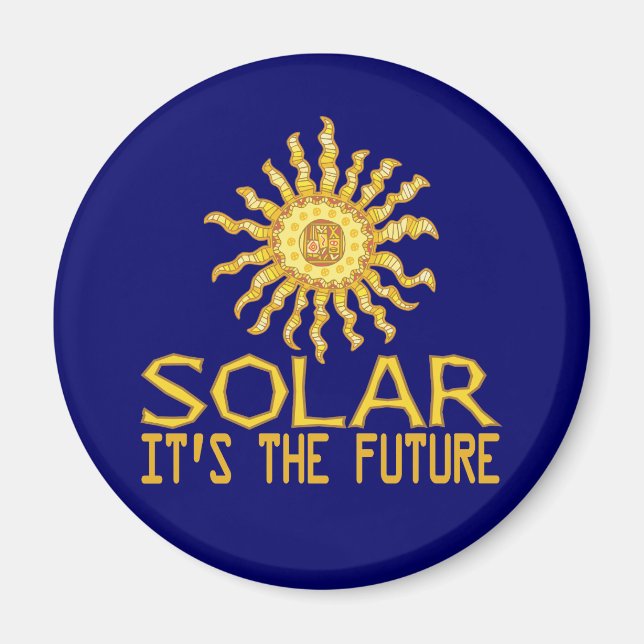 Aimant Énergie solaire (Devant)