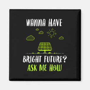 Aimant Énergie solaire Panneaux solaires brillant Futur F