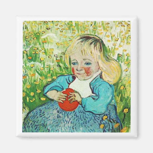 Aimant Enfant à l'orange, 1890. Vincent van Gogh. (Devant)