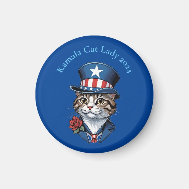 Aimant Enfant Chat Lady 2024 Thunder_Cove (Devant)