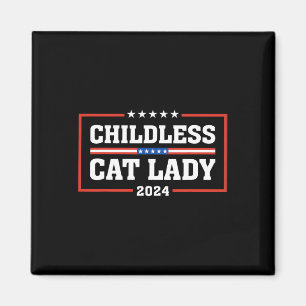 Aimant Enfant Chat Lady 24 Drôle Élection 2024 P