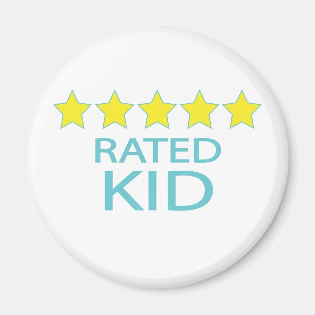 Aimant Enfant cinq étoiles (Devant)