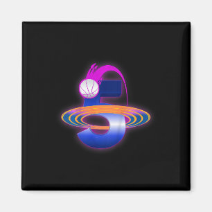Aimant Enfants 5 ans espace antique Bysketbyll 5e anniver