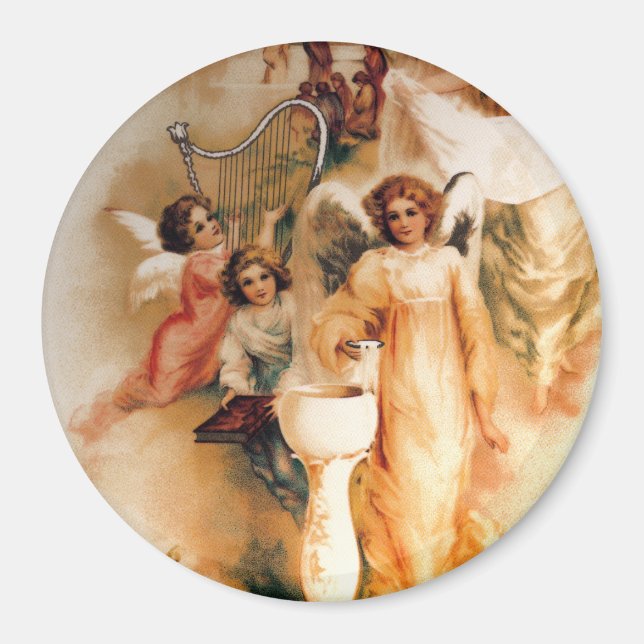 Aimant Enfants anges (Devant)