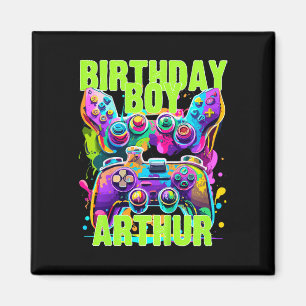 Aimant Enfants Arthur Birthday Boy Vidéo Jeu Anniversaire
