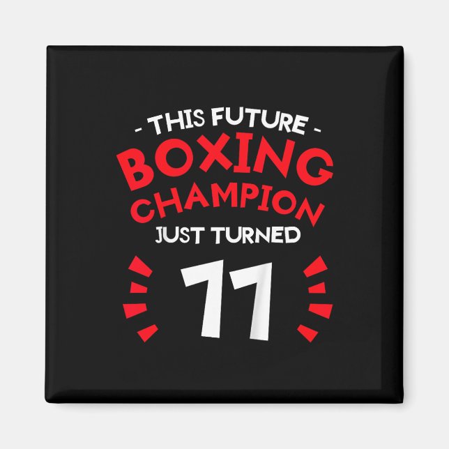 Aimant Enfants Ce futur champion de boxe vient de tourner (Devant)