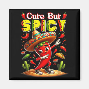 Aimant Enfants cinco de mayo mexicain mignon mais chili é