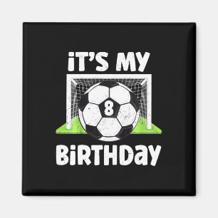 Aimant Enfants de 8 ans Football 8e anniversaire Joueur E