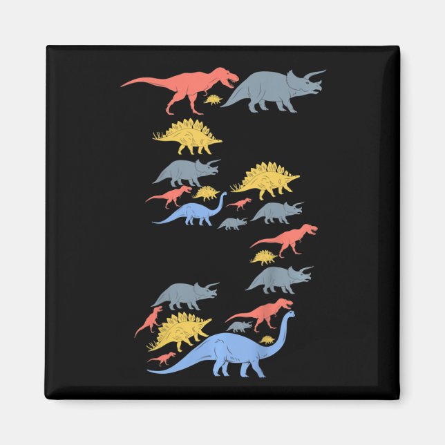 Aimant Enfants Dinosaur 5e anniversaire Pour 5 ans Filles (Devant)