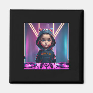 Aimant Enfants Enfants DJ Disque Jockey Fun Enfant EDM Ch
