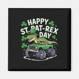 Aimant Enfants Enfants Joyeux St Pat-rex Day St Patricks