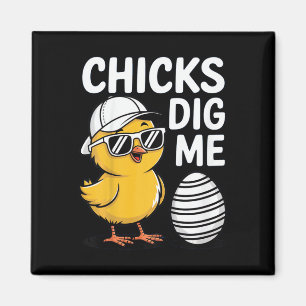 Aimant Enfants Enfants Poussins Me Creuser Joyeux Garçons