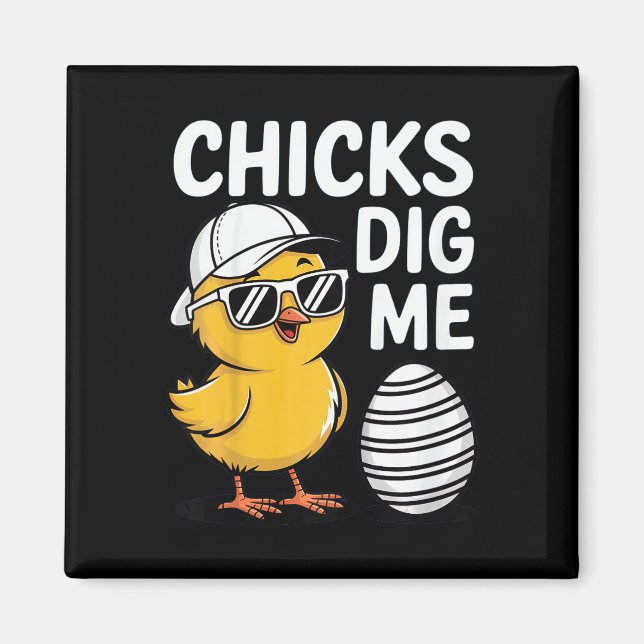 Aimant Enfants Enfants Poussins Me Creuser Joyeux Garçons (Devant)