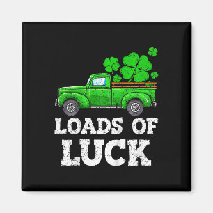 Aimant Enfants Garçons Joyeux St Patricks Day Vintage Cha