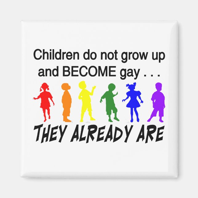 Aimant Enfants gays (Devant)