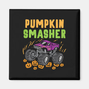 Aimant Enfants Halloween Monster Truck Citrouille Smasher