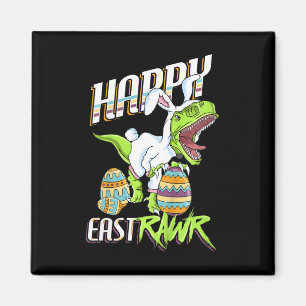 Aimant Enfants Happy Eastrawr Cute Trex Dinosaur Bunn de 