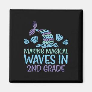 Aimant Enfants Mermaid Magique Waves 2e année Deuxième pr