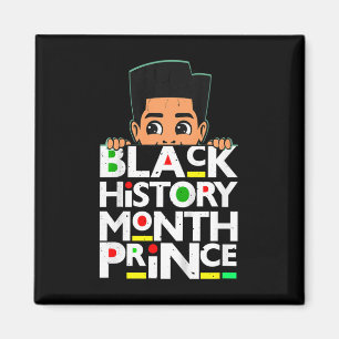 Aimant Enfants Mois de l'histoire des Noirs Prince Mélani