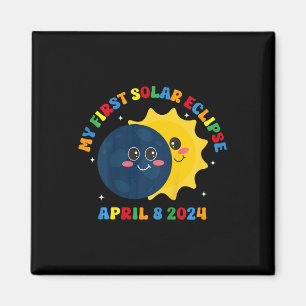 Aimant Enfants Mon premier total Éclipse solaire 8 avril
