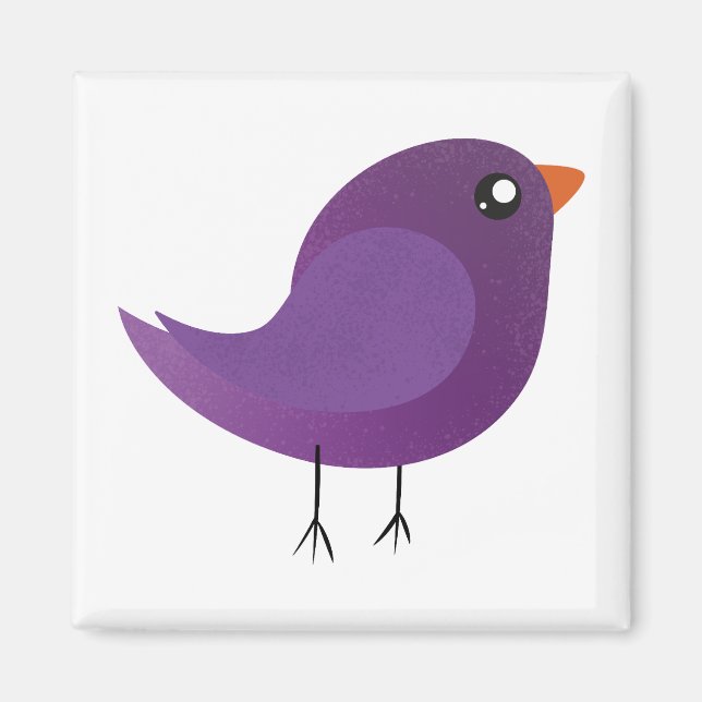 Aimant Enfants oiseau mignon  (Devant)